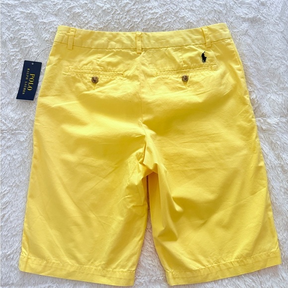 Ralph Lauren Kids Bright Yellow Shorts - Picture 3 of 3